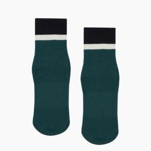 MoveActive Crew Grip Socks, Non-Slip Socks, Pilates Barre Yoga Socks Sz: S 5-7.5